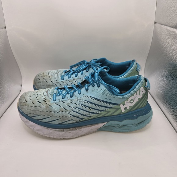 Hoka One One Shoes - Hoka One One Arahi 4 Size 10 Women's Running Blue Teal Workout Sneakers